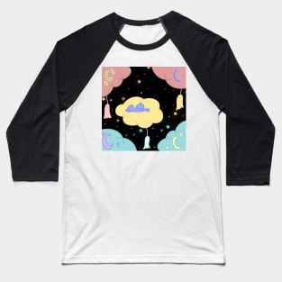 Duck on Cloud #1 Baseball T-Shirt